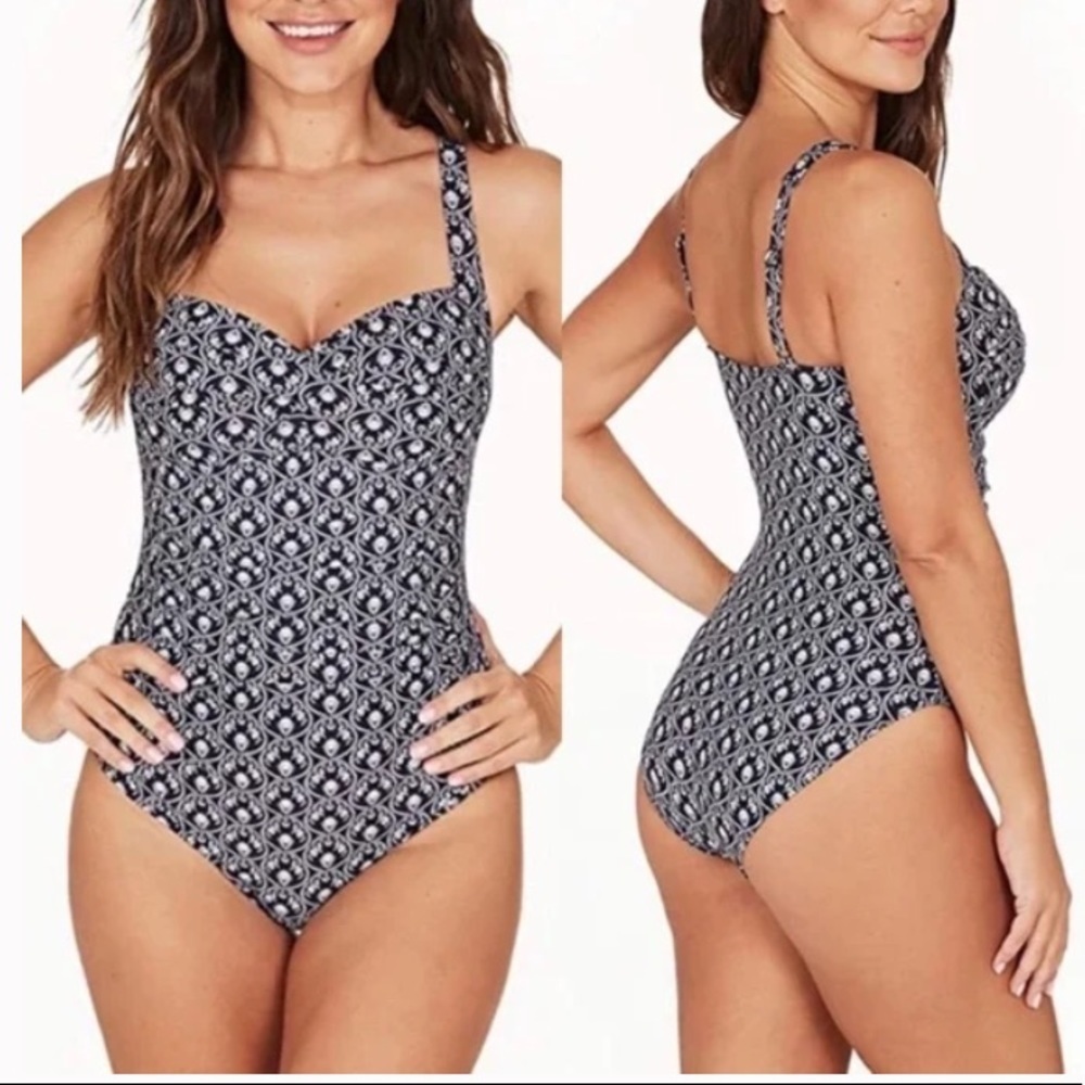 Niptuck Swim Porcelain Twist Swimsuit Fh